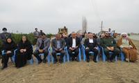 افتتاح طرح مرمت و بهسازی ۹ هکتار آببندان روستای استرآبادمحله قائم‌شهر به مناسبت دهه فجر